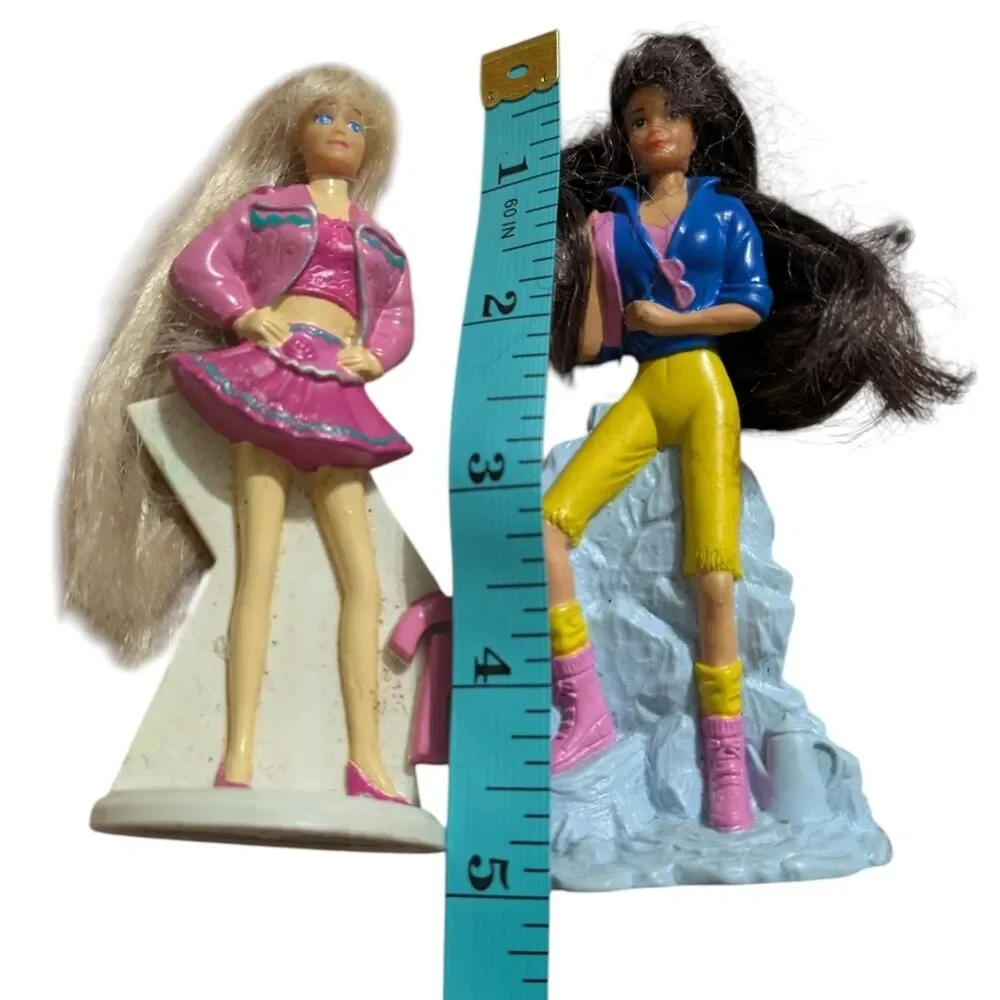 Vintage 90s McDonalds Barbie Happy Meal Toy Figures Lot of 2 Mattel Collectibles